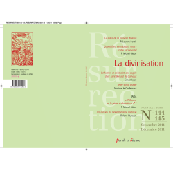 REVUE n° 144/145 : La divinisation