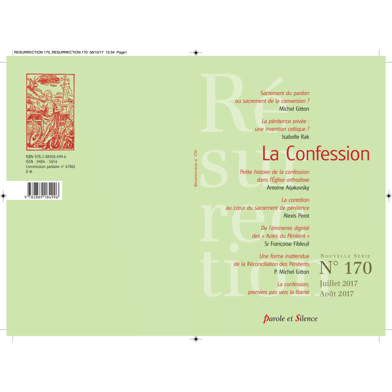 REVUE n° 170 : La Confession